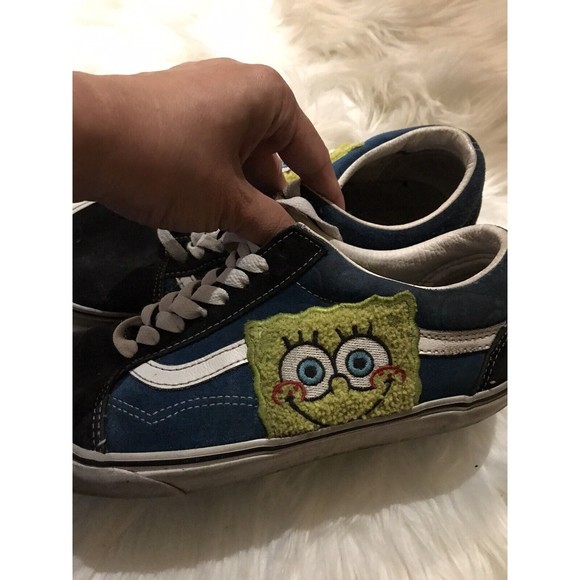 Vans Old Skool X Spongebob Low-top Sk8 Shoes Sneakers men 8 women 9.5 - Picture 3 of 6